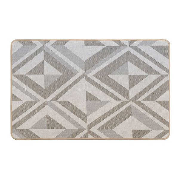 Tapete Poliester Prisma 75X45Cm Beige