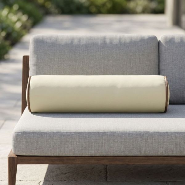 Funda Cojin Exterior Silvertex Tubular Arena 50X12Cm (Pt)