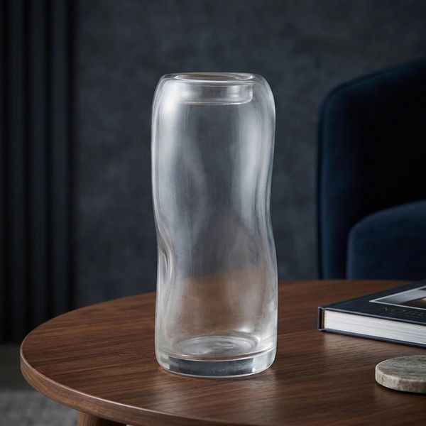 Florero Vidrio Transparente 7X27X12Cm Transparente (Jy2025-27)