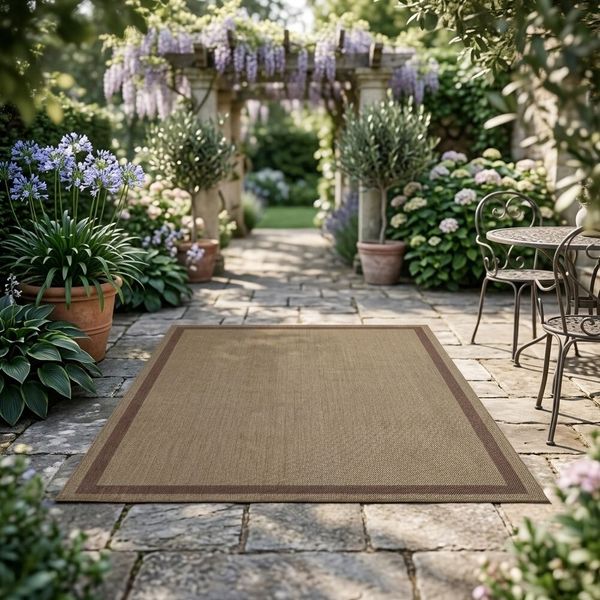 Zeletto Alfombra P/Exterior Ankara 1.40 X 1.70 Mocca Perlado