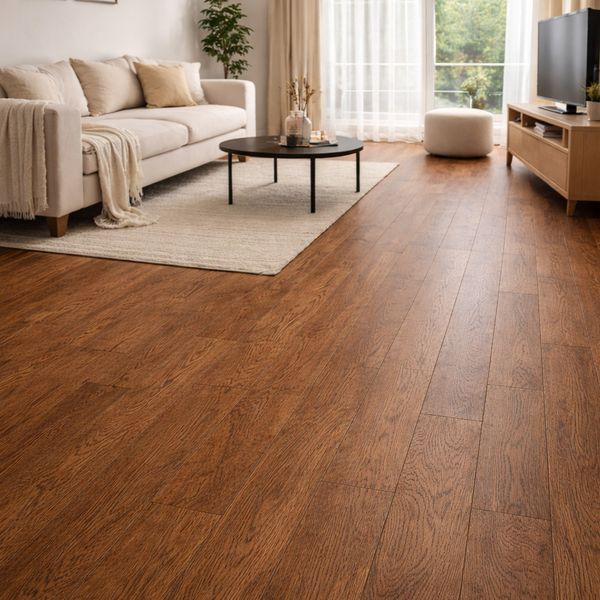 Zeletto Piso Spc Ressia 18X122X0.4 Cm Roble Americano