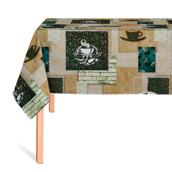 Cubremesa Plain Pvc Granos De Café