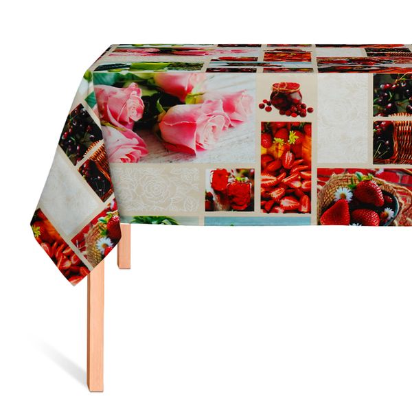 Cubremesa Plain Pvc Jugo De Fruta