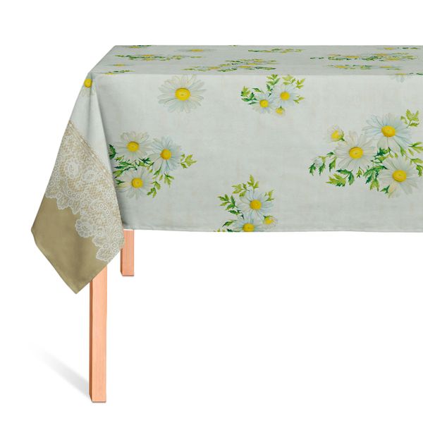 Cubremesa Plain Pvc Margarita Vintage