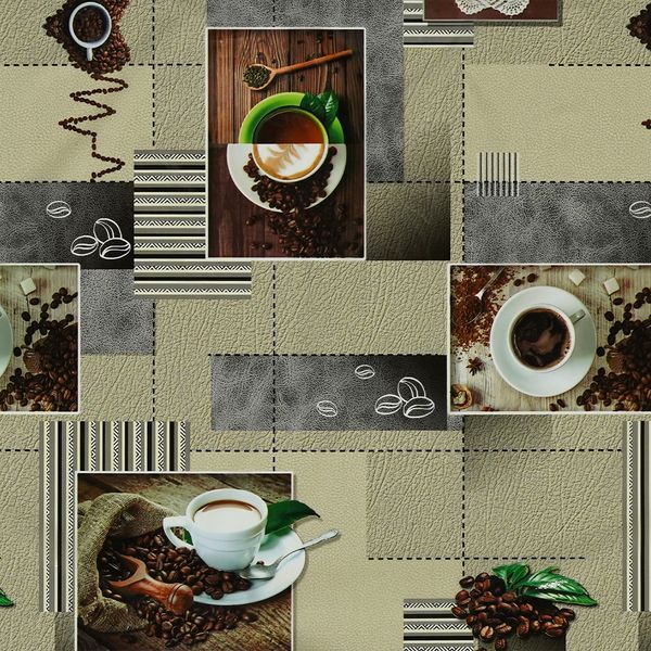 Cubremesa Plain Pvc Cuadros De Café
