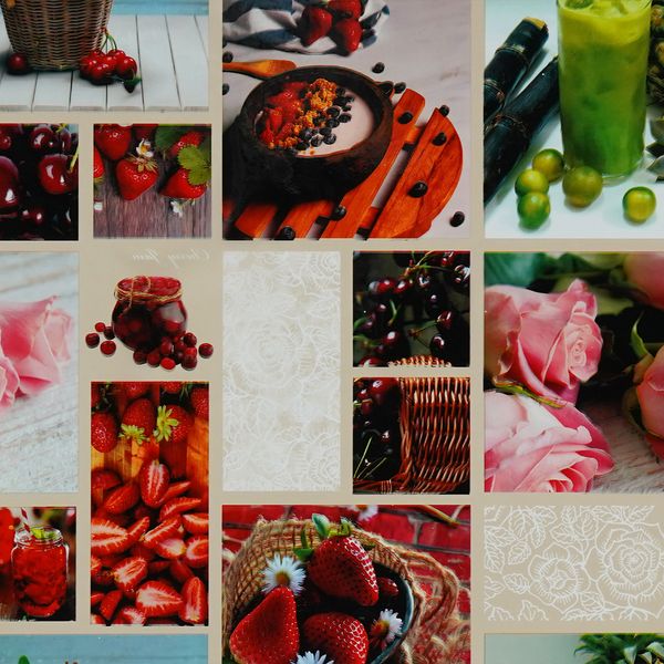 Cubremesa Plain Pvc Jugo De Fruta