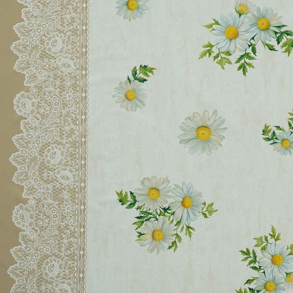 Cubremesa Plain Pvc Margarita Vintage