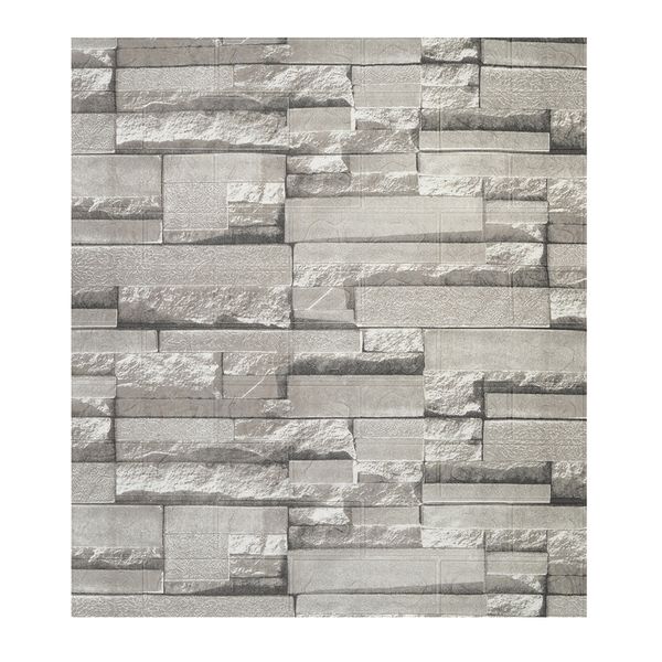 Papel Tapiz 3D Mosaico 70X70X0.3 Cm Grafito