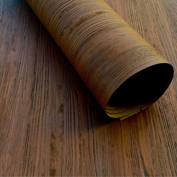 Panel De Madera Flexible 2.4X0.6 Mts Nuez