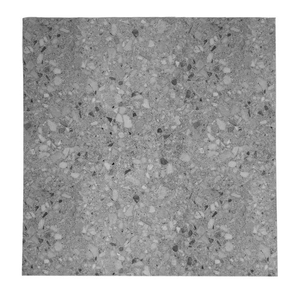 Piso Autoadhesivo 45.7X45.7X0.15 Cm Terrazo Basalto Claro