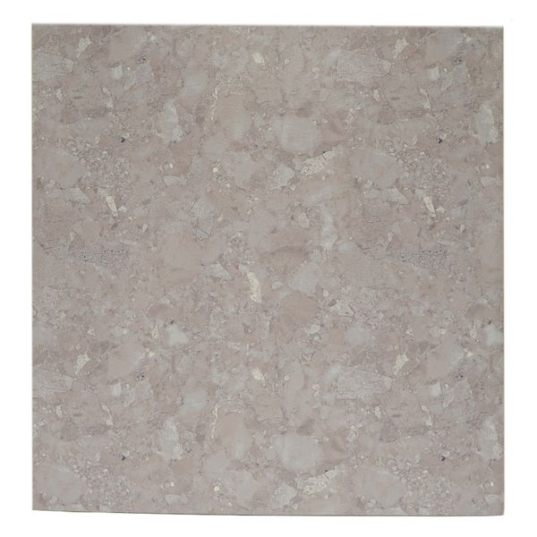 Piso Autoadhesivo 45.7X45.7X0.15 Cm Terrazo Beige Travertino