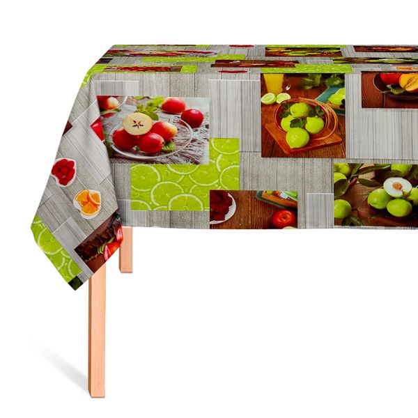 Cubremesa Plain Pvc Rincon Frutero Marron