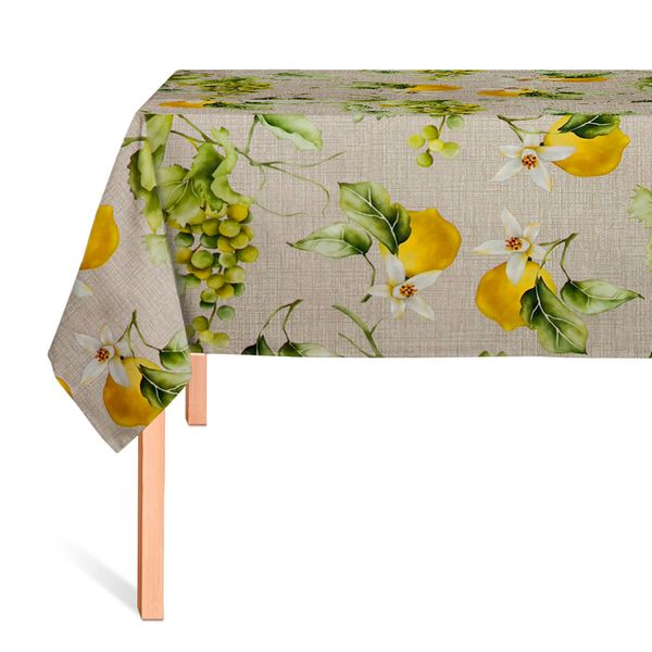 Cubremesa Plain Pvc Brisa Tropical Gris