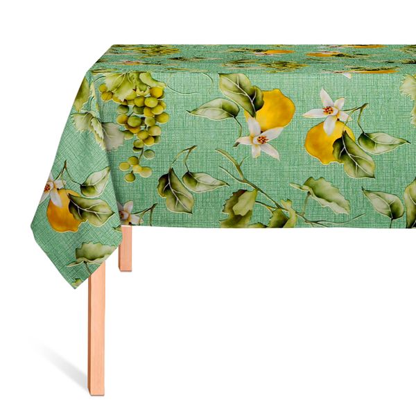 Cubremesa Plain Pvc Brisa Tropical Verde