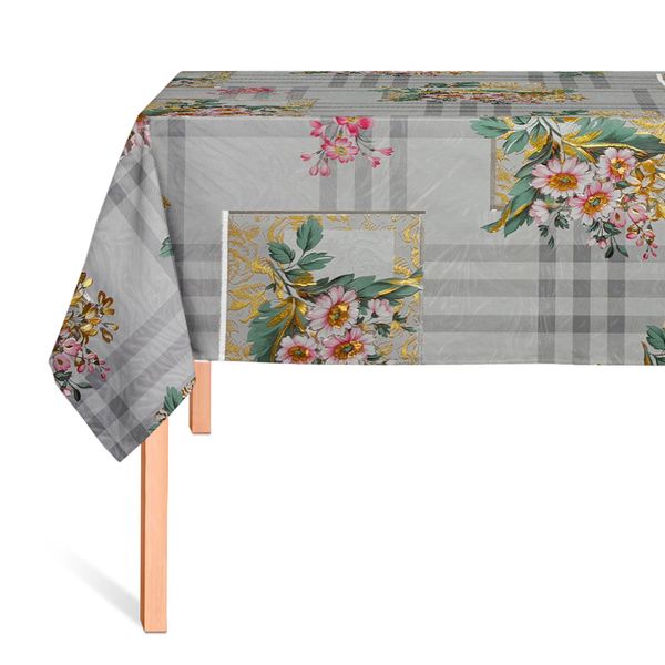 Cubremesa Shine Vintage Gris