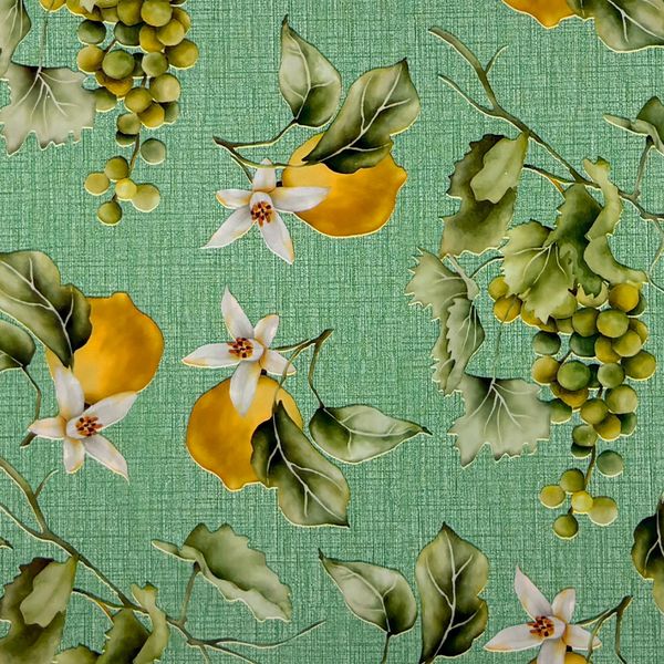 Cubremesa Plain Pvc Brisa Tropical Verde