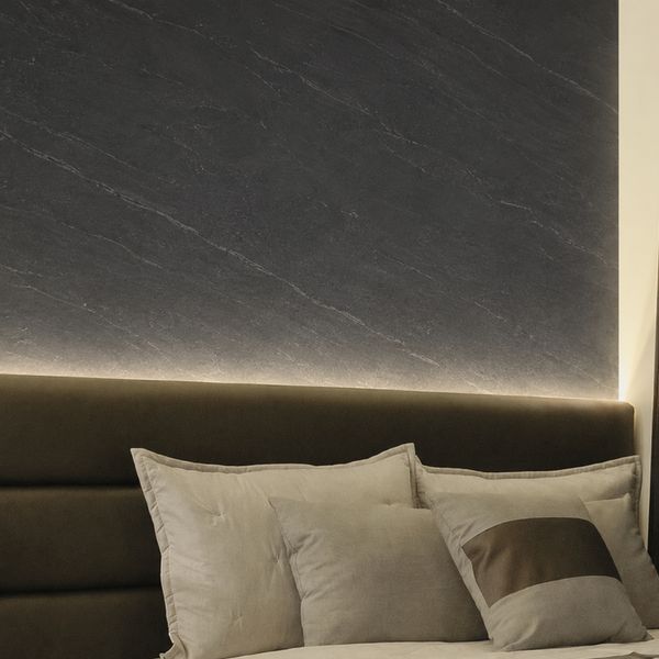 PANEL DE PIEDRA FLEXIBLE 1.22X0.61 MTS MIDNIGHT BLACK
