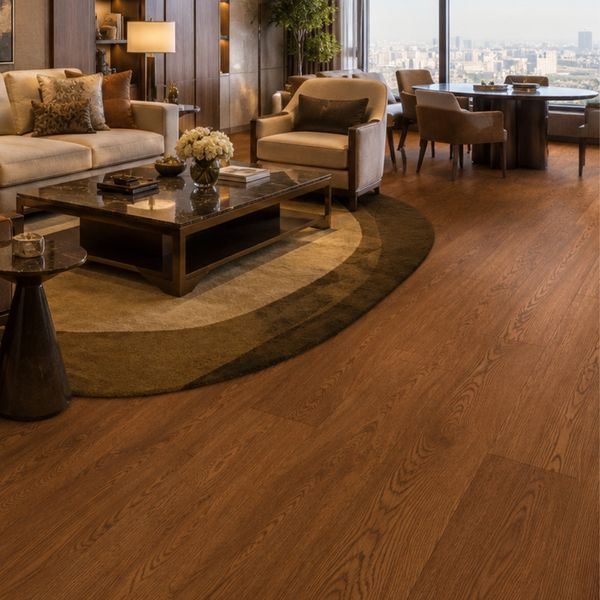 Zeletto Piso Spc Ressia 18X122X0.4 Cm Roble Americano