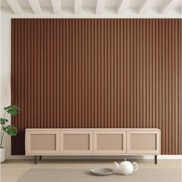 WALL PANEL VARENNA 290X12.2X1.2 CM NUEZ