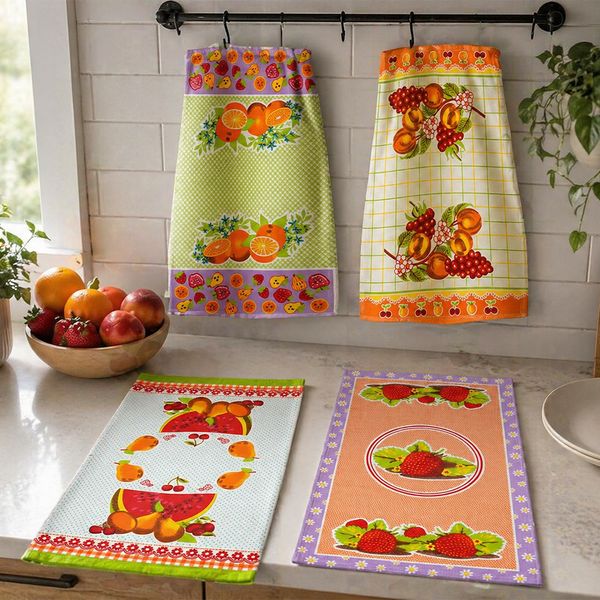 Secadores De Cocina Frutillas Pack X4