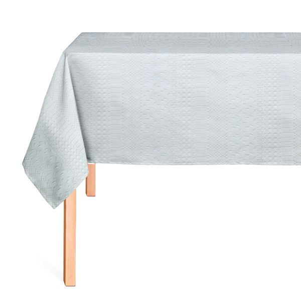 Cubremesa Encaje Pvc Patron Geometrico