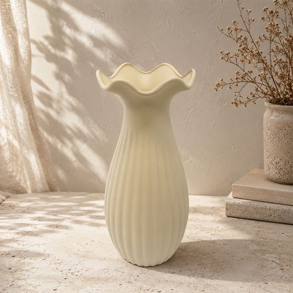 Jarron Deco Tierra Noble Beige (Reg77-003Cr)