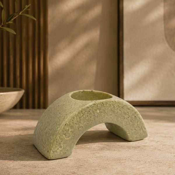 Adorno Ceramica Materia Viva Verde (Reg33-025)