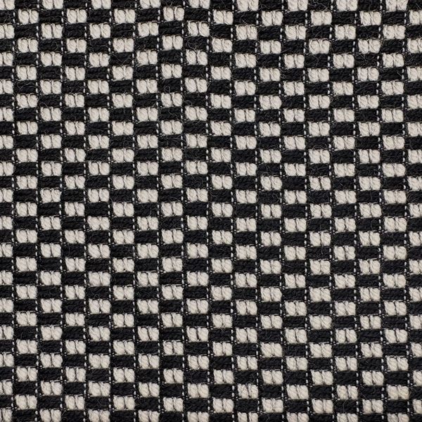 Trama Lana Quadrum Black Snow