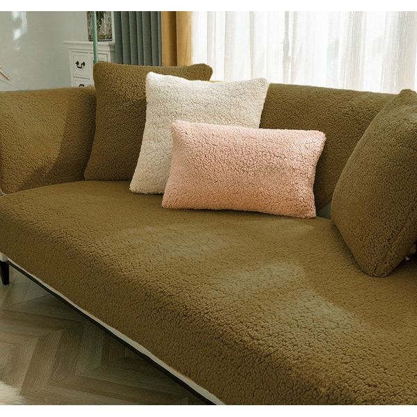 TELA BOUCLE GENOVA MOSTAZA