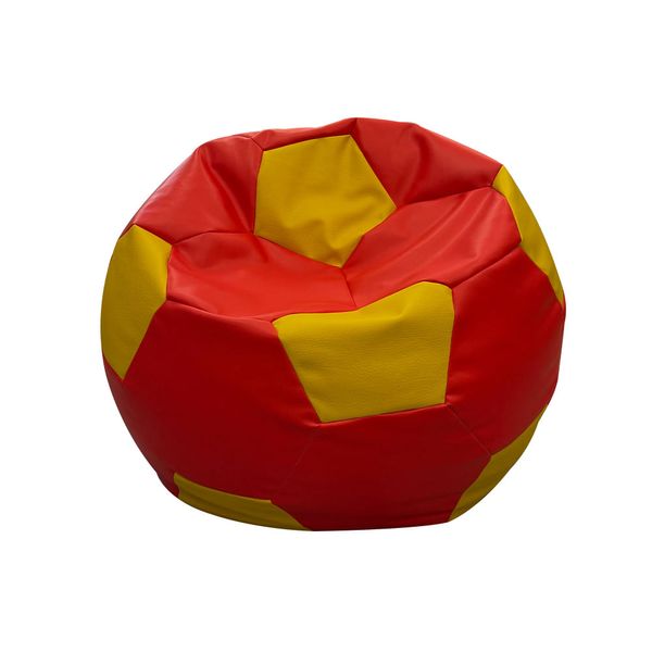 Puff Soccer Grande Rojo/Amarillo