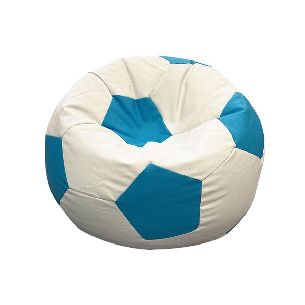 PUFF SOCCER GRANDE BLANCO/CELESTE