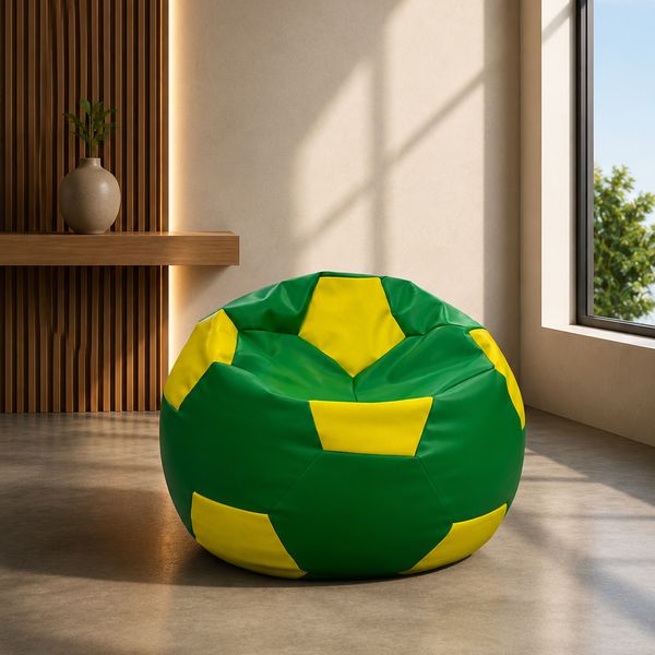 Puff Soccer Grande Verde/Amarillo
