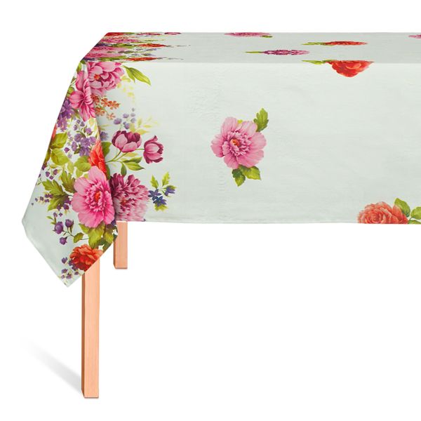Cubremesa Transp Pvc Camino Floral