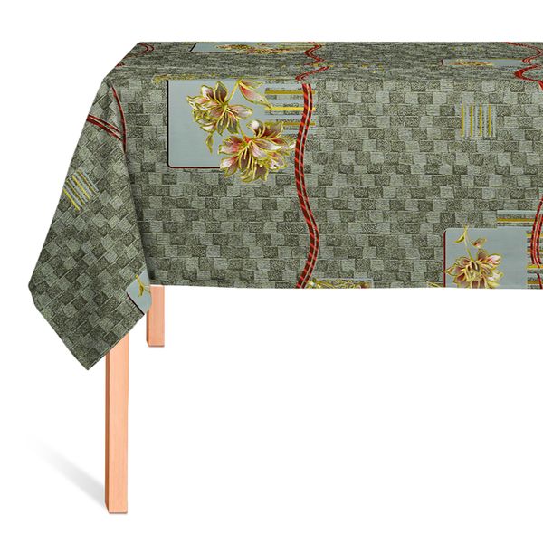 Hule Satin Bouquet Gris