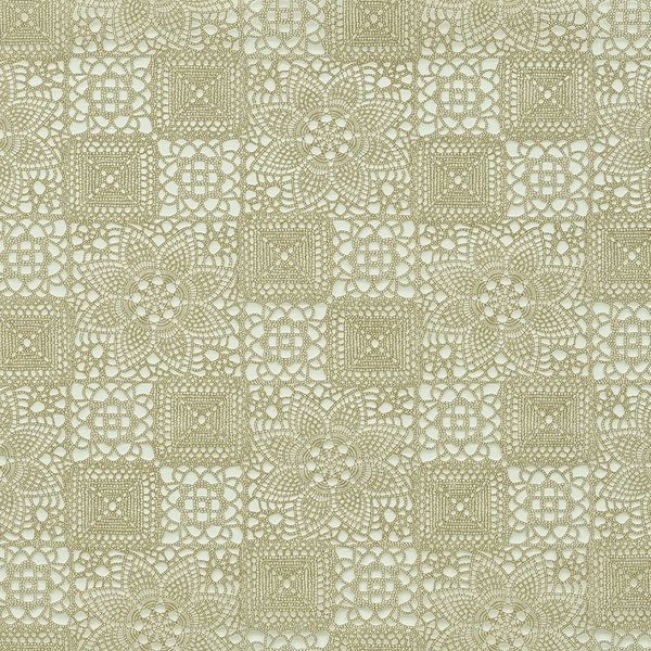 Cubremesa Encaje Eco Mosaico Marron