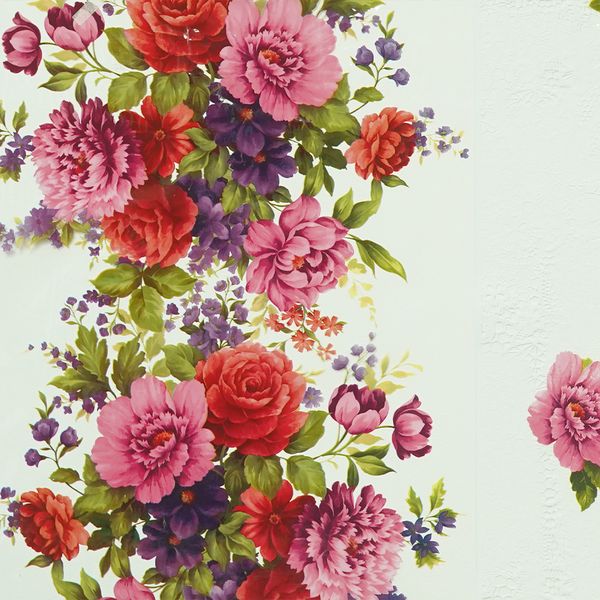 Cubremesa Transp Pvc Camino Floral
