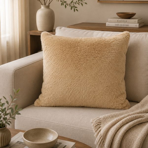 Funda Cojin Tierra Noble Beige (Hme22-243H)