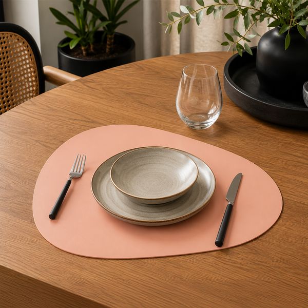Individual X 6Pzs Ovalado 36.5X45 Cm Rosado (Stpg006-Sd)
