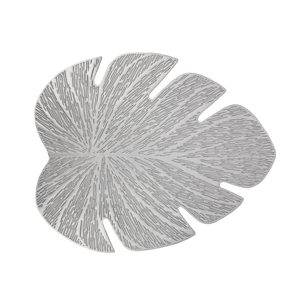 Individual X 6Pzs Hoja 36.5X45.5 Cm Plateado (St021Tj-1Y)