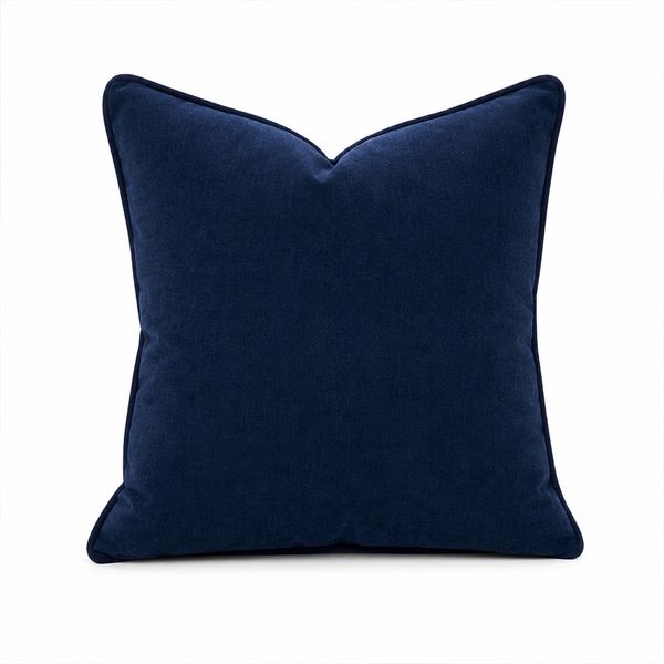 Cojin Esencia Invernal Dune Negro Vivo 55X55Cm Azul