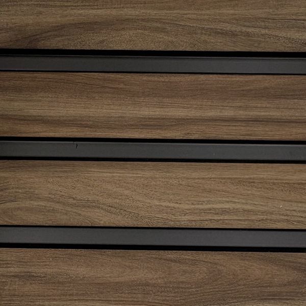 Wall Panel Ecoline Toscana 290X21X1.2 Cm Castaño/Negro