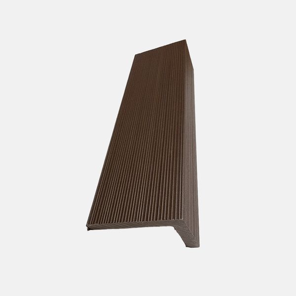 Terminal L Wall Panel Exterior 290X6X0.4 Cm Chocolate