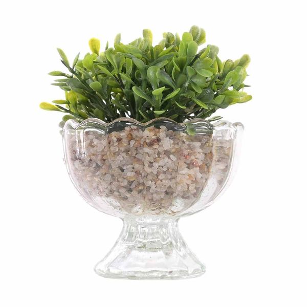 PLANTA ARTIFICIAL C/MACETERO 10X10X10CM VERDE (FLW38-027B)