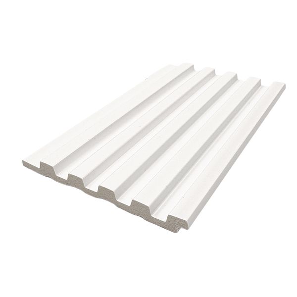 Wall Panel Ecoline Varenna 290X12.2X1.2 Cm Blanco