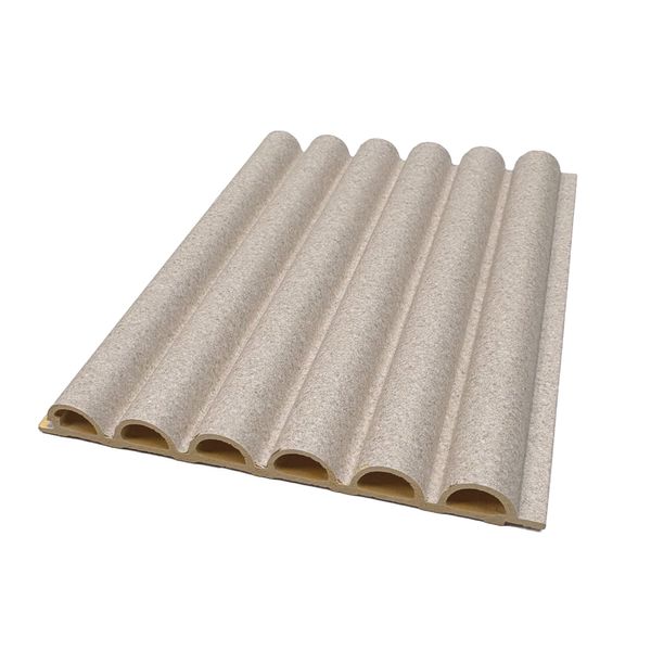 Wall Panel Wpc Curve 290X15.8X1.5 Cm Terrazo Nube