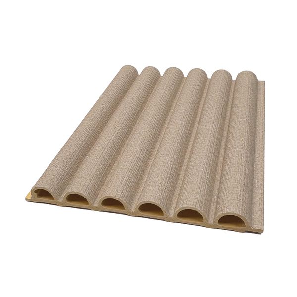 Wall Panel Wpc Curve 290X15.8X1.5 Cm Tejido Arena
