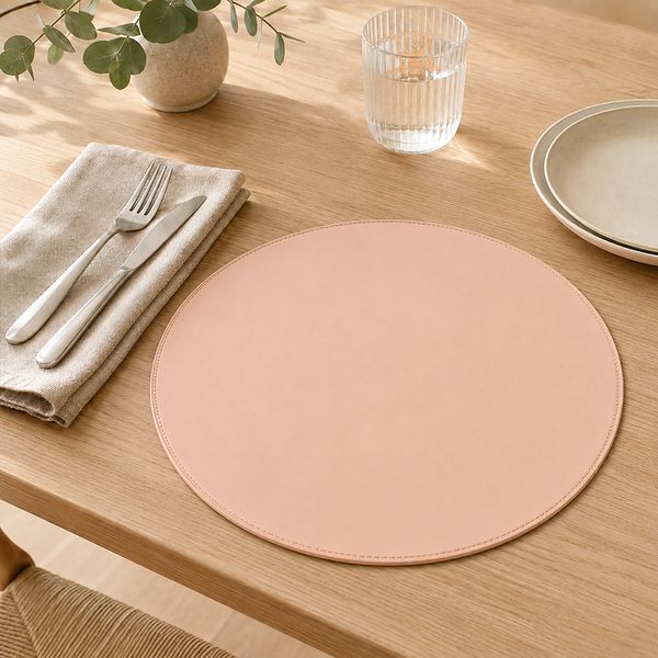 Individual X 6Pzs Circular 38 Cm Rosado Gold (Stpg006-Y)