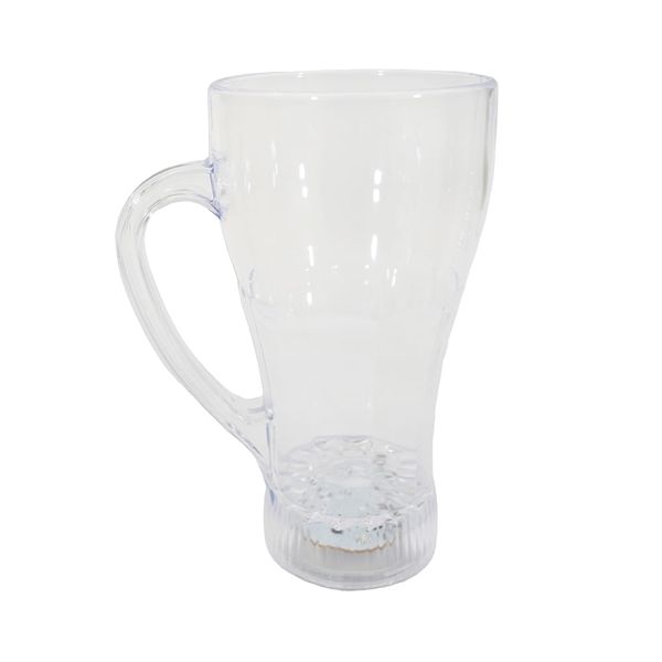 VASO ACRILICO C/LUCES LED 8.5X11.5X16CM RGB (COC46-002)