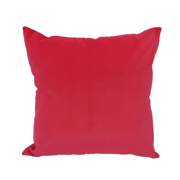 FUNDA COJIN VELVET ESSENZA 50X50 CM ROJO