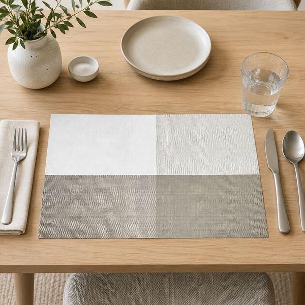 Individual X 6Pzs Rect Cuadro 30X45 Cm Marron (St210361)